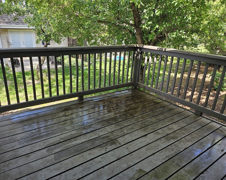 Peaceful, shaded deck right off of your living room. - 2353 Mailand Ct E