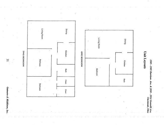 Floorplan - Westwood Apartments