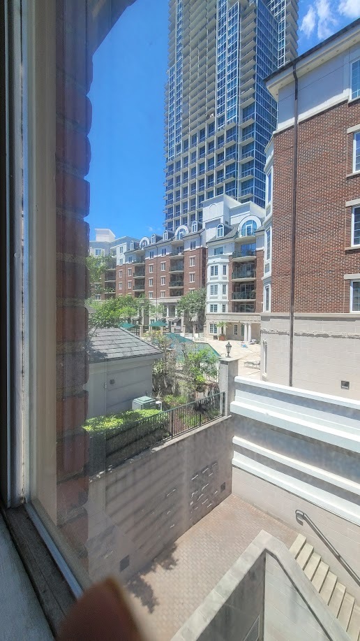 Pool View from Living Room - 229 N Poplar St