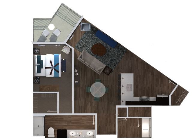 Floorplan - The Royale at CityPlace