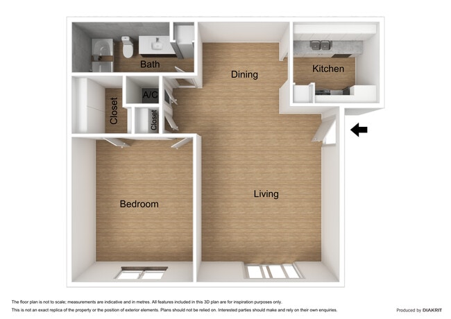 A1 Floor Plan - Villas at Midtown