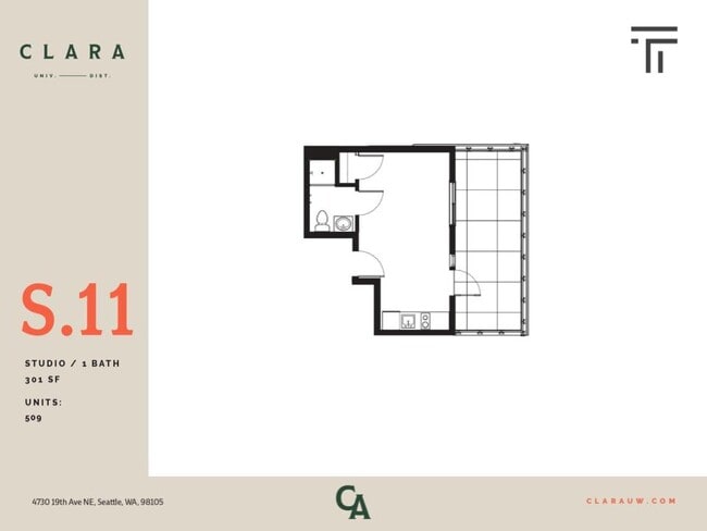 Floorplan - Clara Apartments