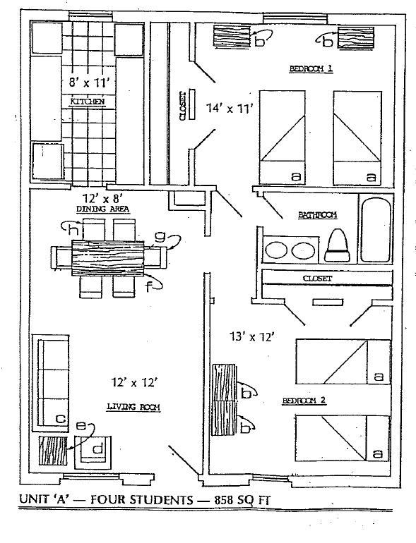 Unit A - University Place