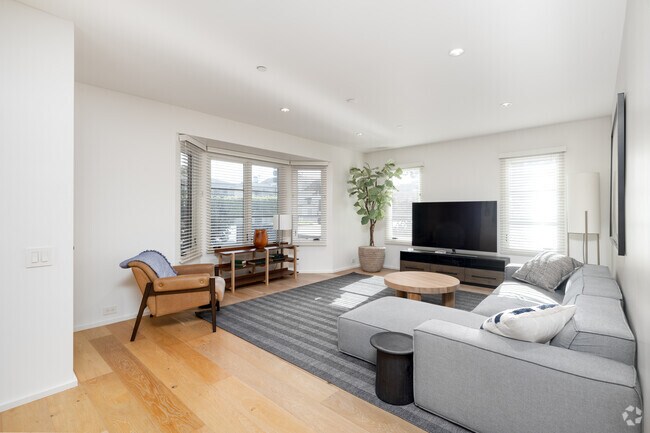 2BD, 2BA - Living Room - 2403 Centinela Ave