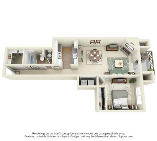 1BR/1BA - Centrepointe Greens