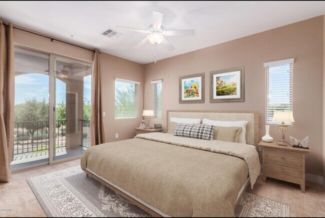 Masters Bedroom 2nd floor with huge private balcony - 2821 S Skyline