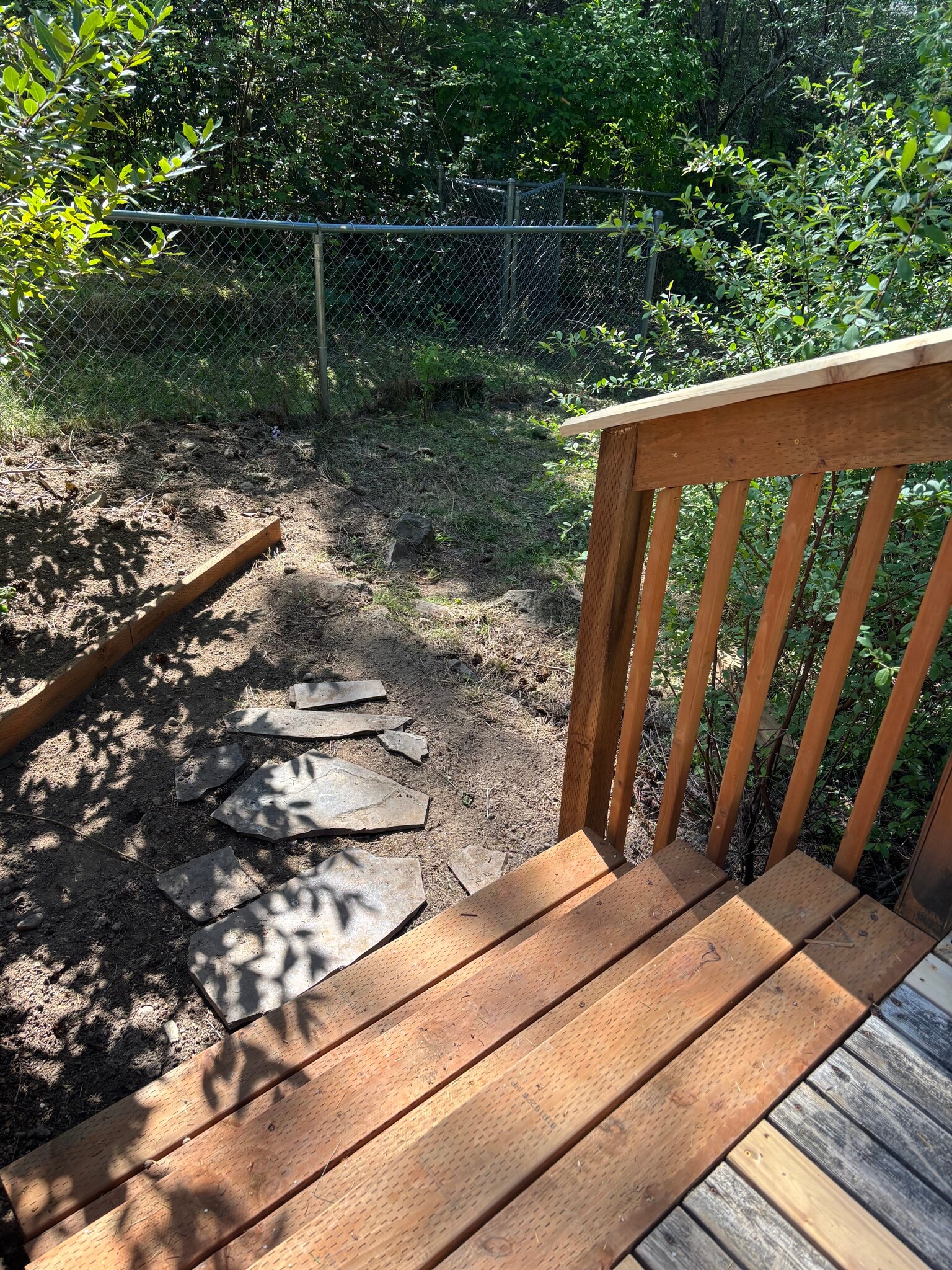 New deck stairs - 14713 113th St NW