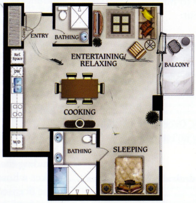 unit floorplan - 4141 Glencoe Ave