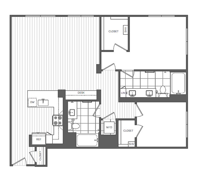 2bd / 2ba - The Overlook at Walnut Creek