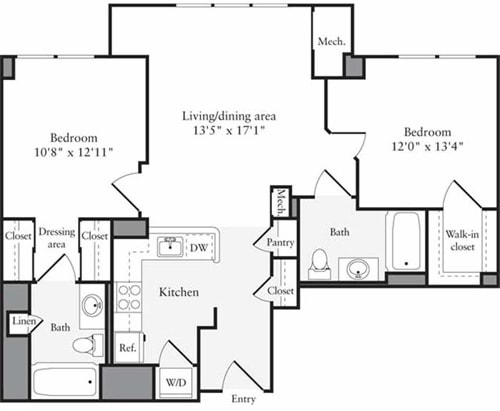 Floorplan - 2201 Wilson