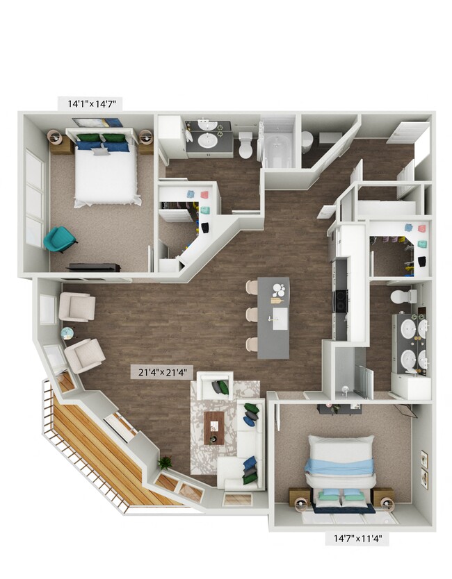 Floorplan - Grant Row Lofts