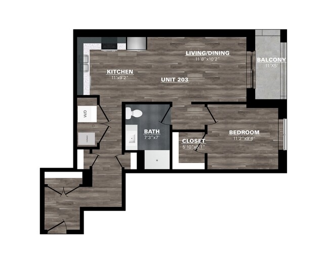 Floorplan - The Mondrian