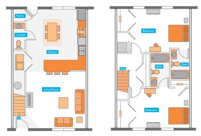 2BR/2.5BA - The Quarry Apartments