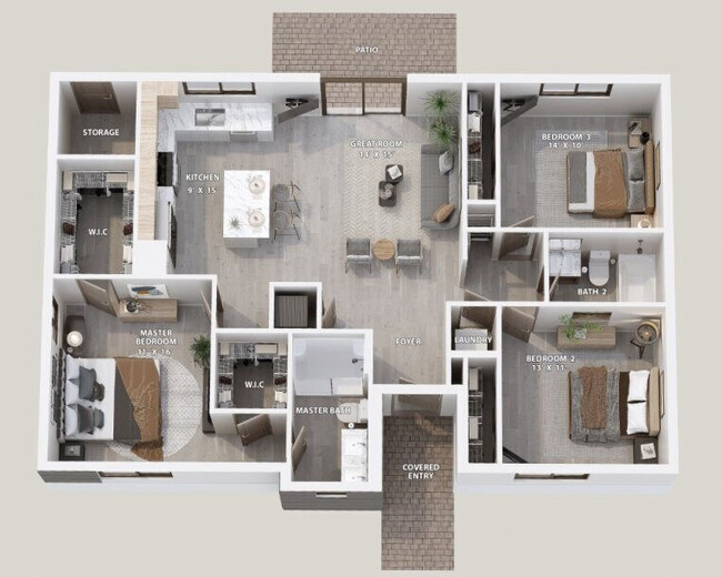 Floorplan - Havens at Central Park