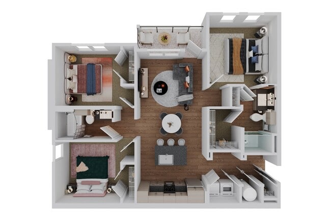 Floorplan - The Garrison Luxury Apartments
