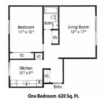1BR/1BA - Candlelight Lane