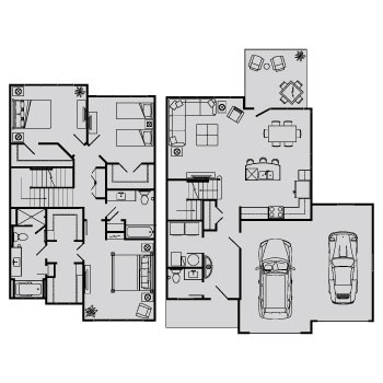 Floorplan - BelleMeade Apartments