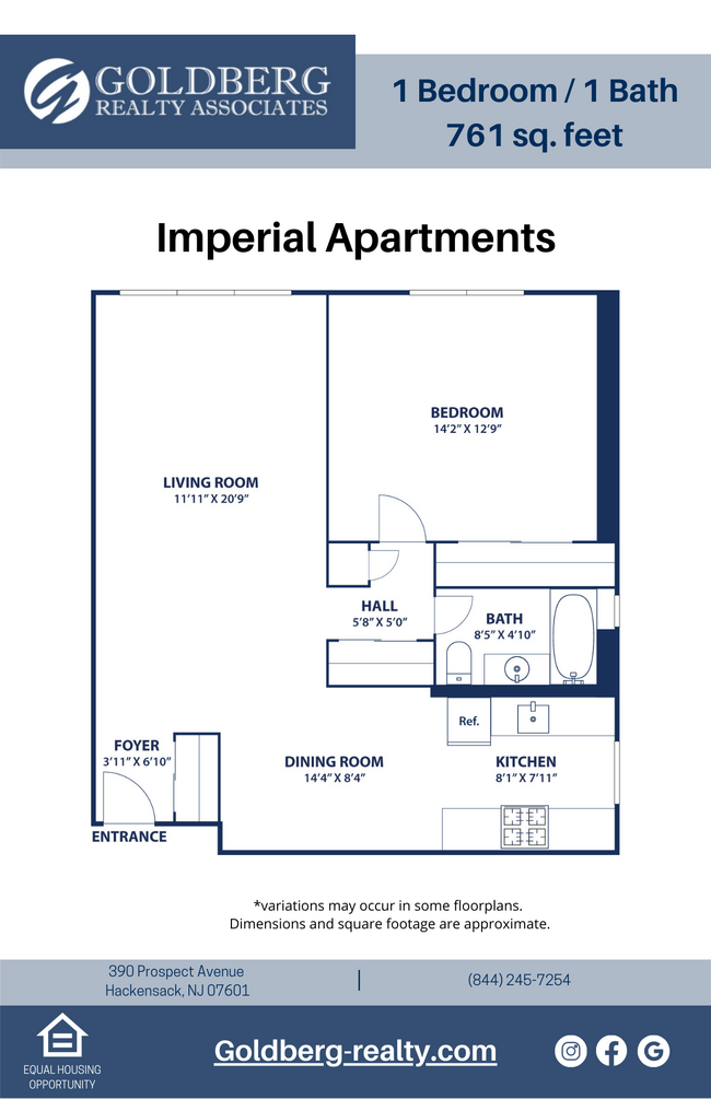 Floorplan - The Imperial Apartments