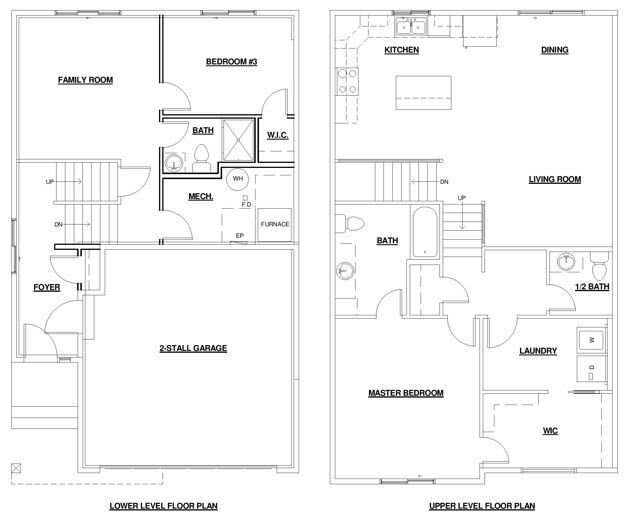 Floorplan - Cottagewood Townhomes