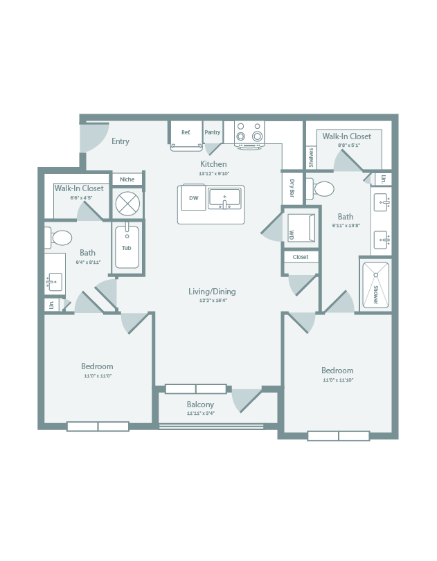 Floorplan - The Ellery at Westchester
