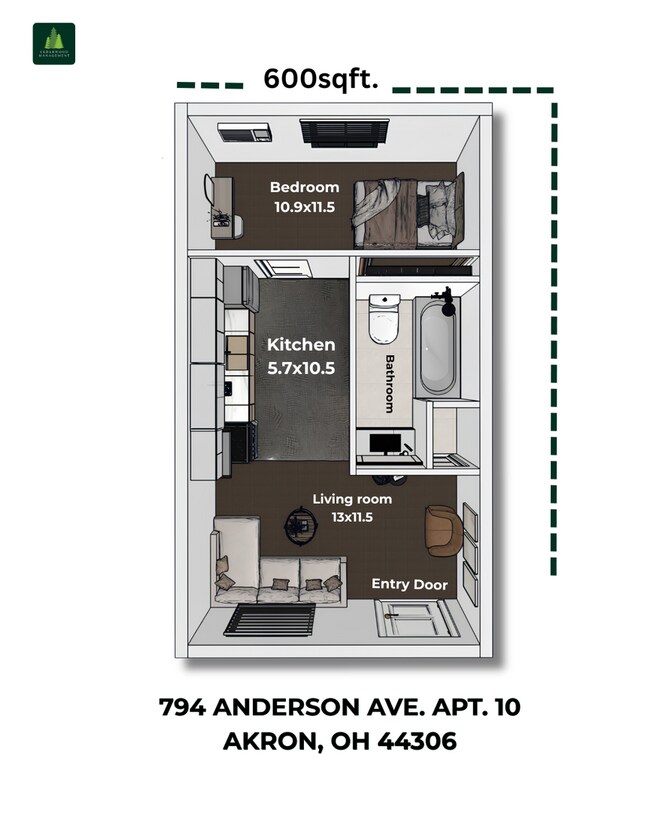 Building Photo - A comfortable 1 Bedroom with 1 Bathroom apartment in Anderson Avenue
