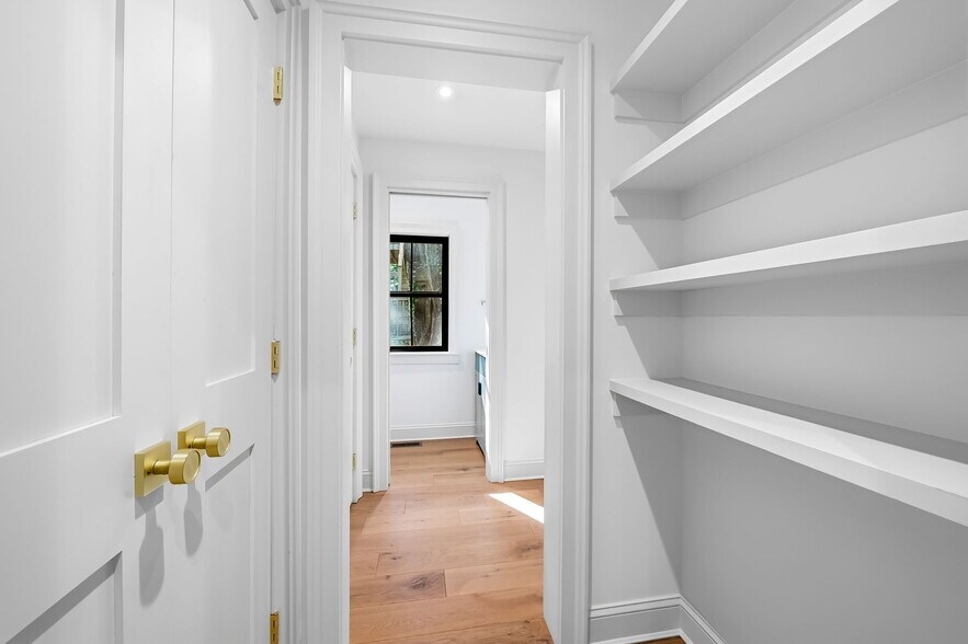 Pantry, coat closet, and shelving - storage galore - 4629 Keswick Rd