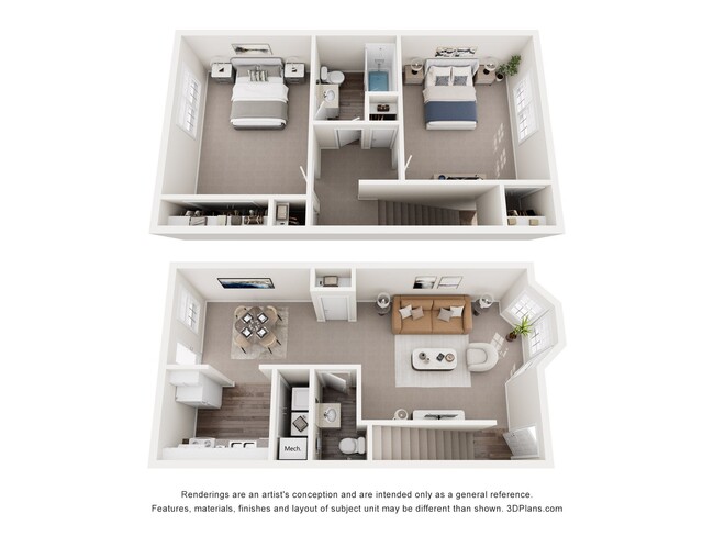 Floorplan - Parc 1000 Apartment Homes
