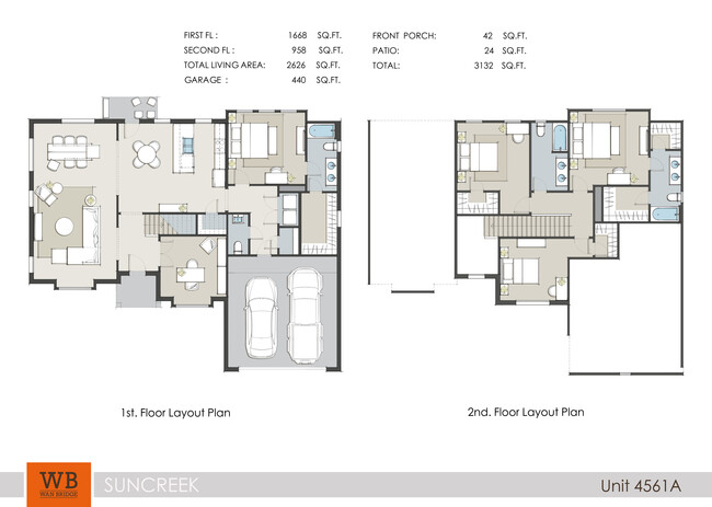 Floorplan - The Oaks at Suncreek Estates