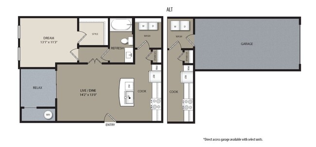 Floorplan - Westerly Apartments