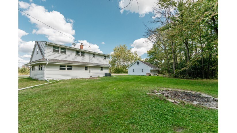 Backyard Featuring a Firepit - N136W14329 Bonniwell Rd