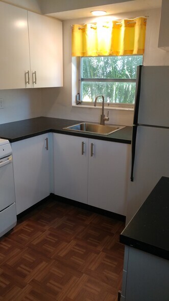 New Ikea cabinets, counter, sink, floor, hood - 1946 Lincoln St