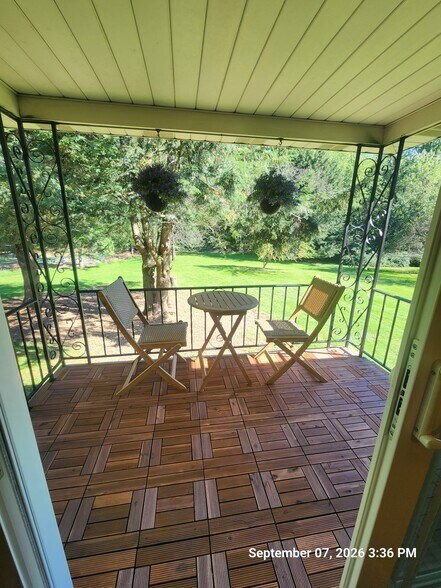 Back porch - 218 1/2 Wyalusing St