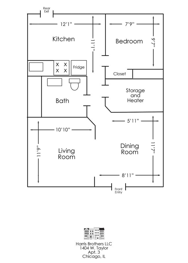 Floorplan - Harris Point Chicago