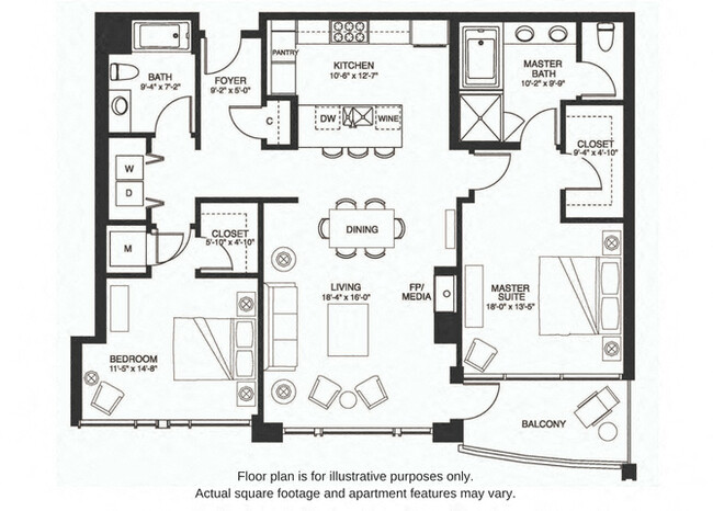 Floorplan - The Bravern