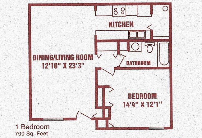 Floorplan - Newbury Place Apartments