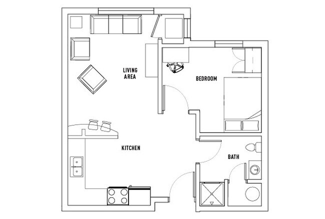 1 Bedroom - Drake West Village