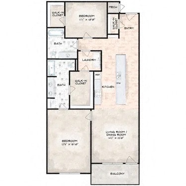Floorplan - The Halston