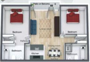 Floorplan - Falls of West Oaks