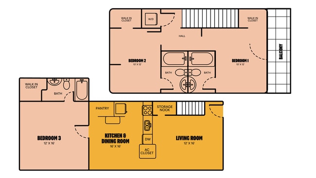 3BR/3BA - The French Quarter