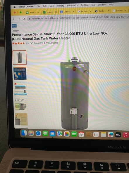new water heater - 1206 Beverly Green Dr