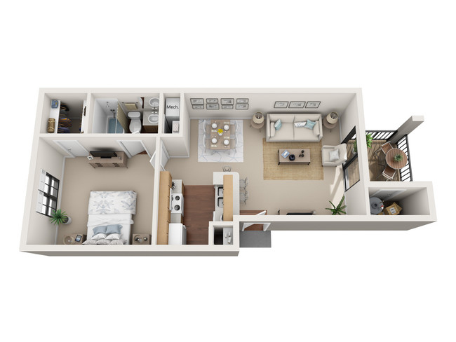 Floorplan - Village Green Apartments