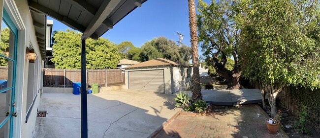 Back yard Looking south - 1120 Pacific St