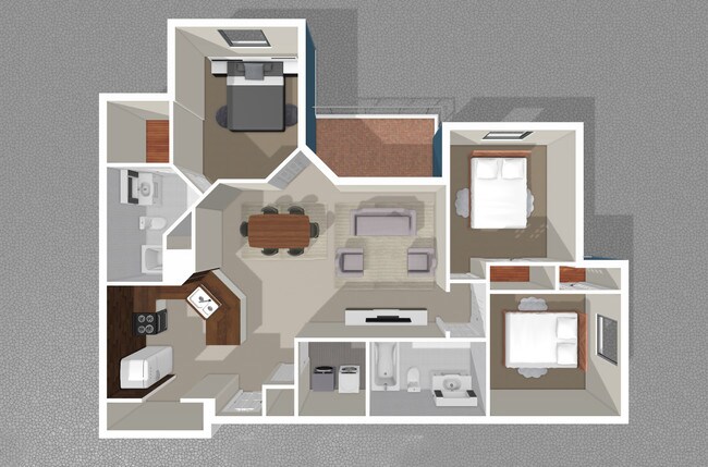 Three Bed / Two Bath - The Park at Knightsbridge