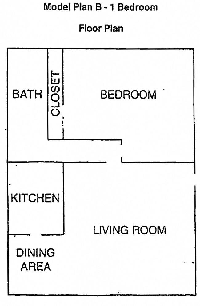 Floorplan - Crestwood Apartments