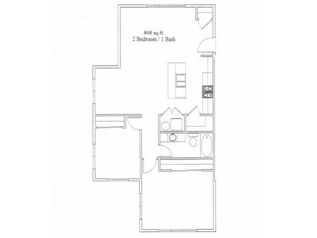 Floorplan - Marketplace Apartments