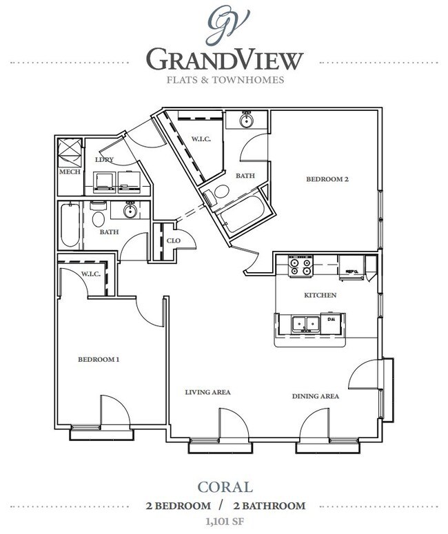 Coral - GrandView Flats and Townhomes