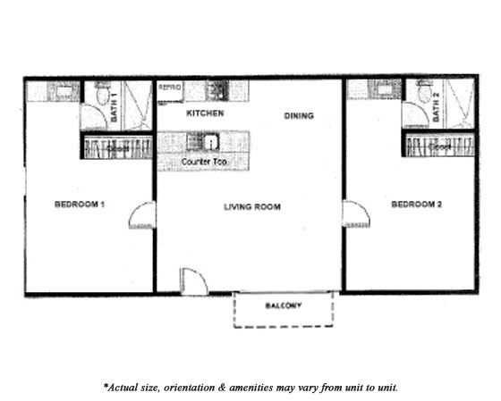 2BR/2BA - Harmon Crossings