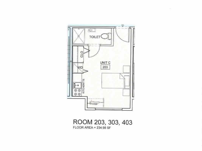 Studio Apartment - Studio Pointe Apartments