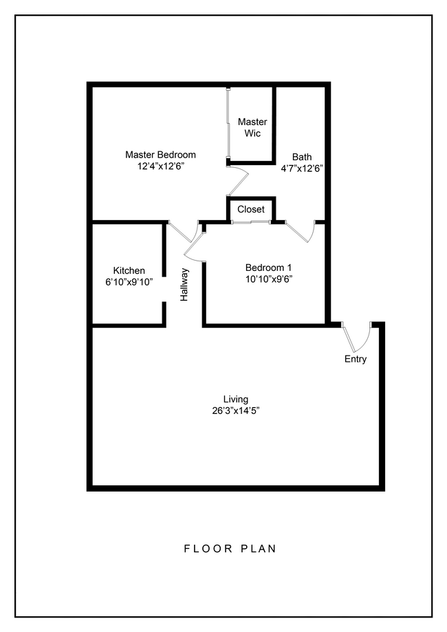 Floorplan - Courtyard Condominiums