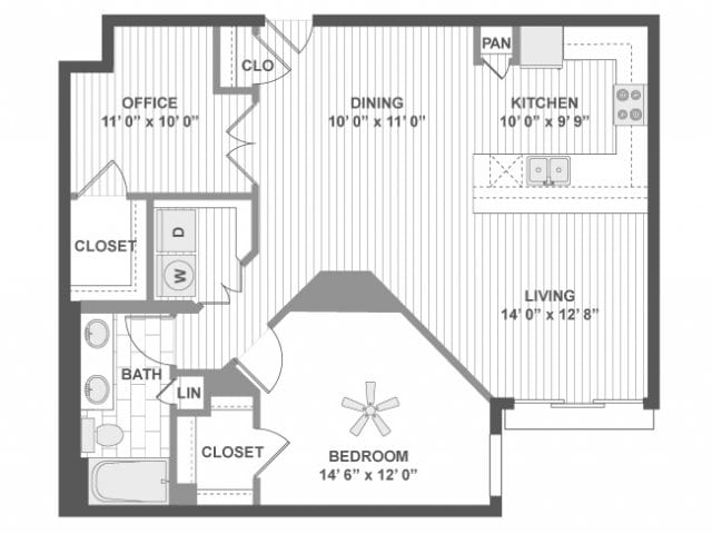 Floorplan - AMLI Evanston